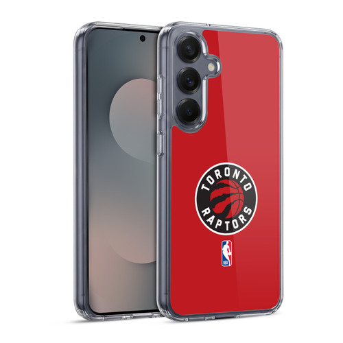 NBA Toronto Raptors Logo Red Soft Gel Case for Samsung Galaxy S25 & MagSafe