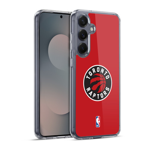 NBA Toronto Raptors Logo Red Soft Gel Case for Samsung Galaxy S25+ & MagSafe