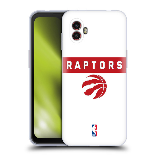 NBA Toronto Raptors Logo White Design Soft Gel Case for Samsung Galaxy Xcover6 Pro/Pro2