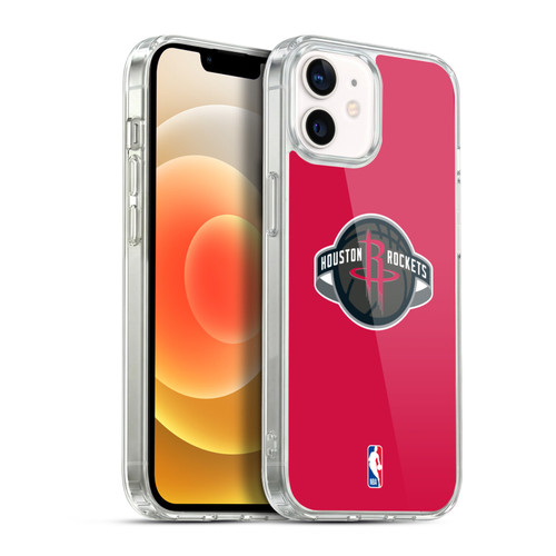 NBA Houston Rockets Logo Red Soft Gel Case for Apple iPhone 12 / iPhone 12 Pro & MagSafe