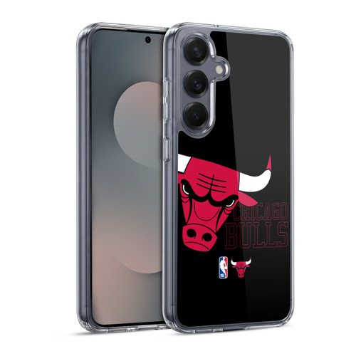 NBA Chicago Bulls Logo Oversized Soft Gel Case for Samsung Galaxy S25 & MagSafe