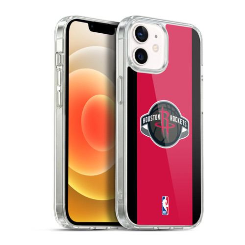 NBA Houston Rockets Logo Red Design Soft Gel Case for Apple iPhone 12 / iPhone 12 Pro & MagSafe