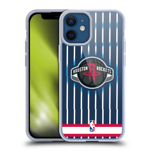 NBA Houston Rockets Logo Retro Design Soft Gel Case for Apple iPhone 12 Mini & MagSafe