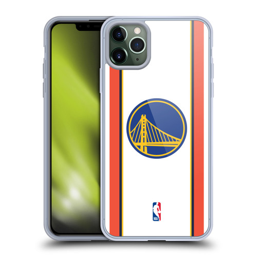 NBA Golden State Warriors Logo Retro Design Soft Gel Case for Apple iPhone 11 Pro Max & MagSafe