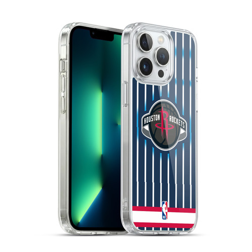 NBA Houston Rockets Logo Retro Design Soft Gel Case for Apple iPhone 13 Pro Max & MagSafe