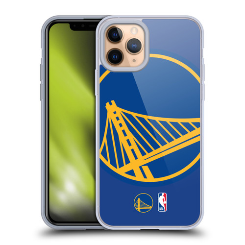 NBA Golden State Warriors Logo Oversized Soft Gel Case for Apple iPhone 11 Pro & MagSafe