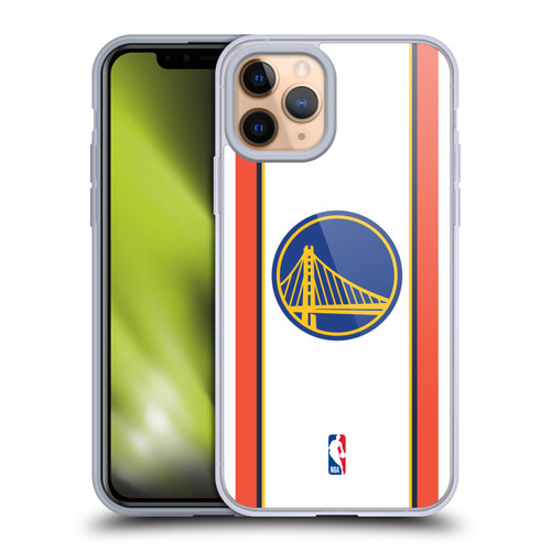 NBA Golden State Warriors Logo Retro Design Soft Gel Case for Apple iPhone 11 Pro & MagSafe