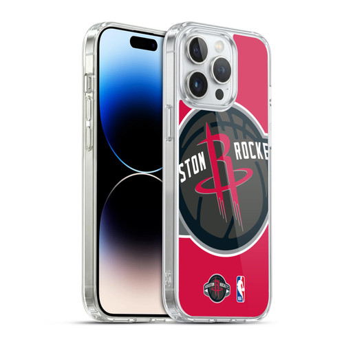 NBA Houston Rockets Logo Oversized Soft Gel Case for Apple iPhone 14 Pro Max & MagSafe