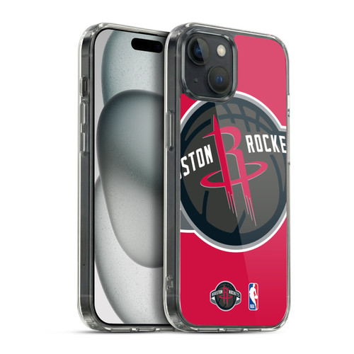 NBA Houston Rockets Logo Oversized Soft Gel Case for Apple iPhone 15 Plus & MagSafe