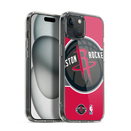 NBA Houston Rockets Logo Oversized Soft Gel Case for Apple iPhone 15 Plus & MagSafe