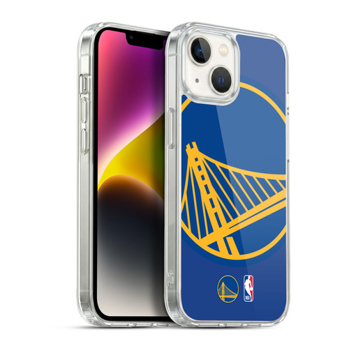 NBA Golden State Warriors Logo Oversized Soft Gel Case for Apple iPhone 14