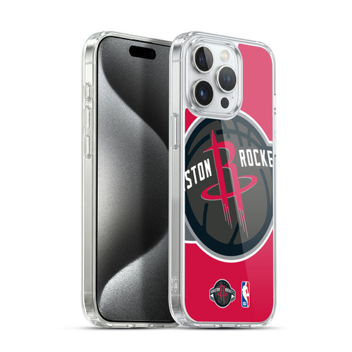NBA Houston Rockets Logo Oversized Soft Gel Case for Apple iPhone 15 Pro Max & MagSafe