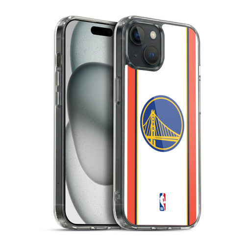 NBA Golden State Warriors Logo Retro Design Soft Gel Case for Apple iPhone 15 Plus & MagSafe