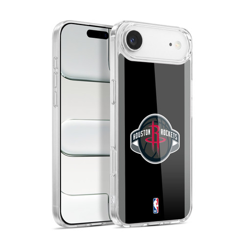 NBA Houston Rockets Logo Black Design Soft Gel Case for Apple iPhone 17 Air