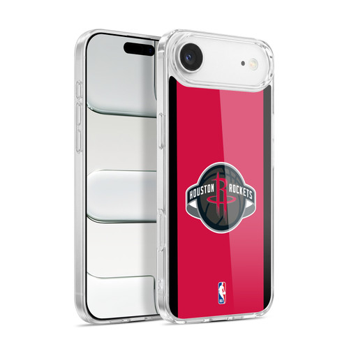 NBA Houston Rockets Logo Red Design Soft Gel Case for Apple iPhone 17 Air