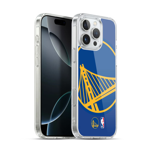 NBA Golden State Warriors Logo Oversized Soft Gel Case for Apple iPhone 16 Pro Max & MagSafe
