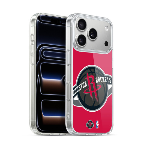 NBA Houston Rockets Logo Oversized Soft Gel Case for Apple iPhone 17 Pro