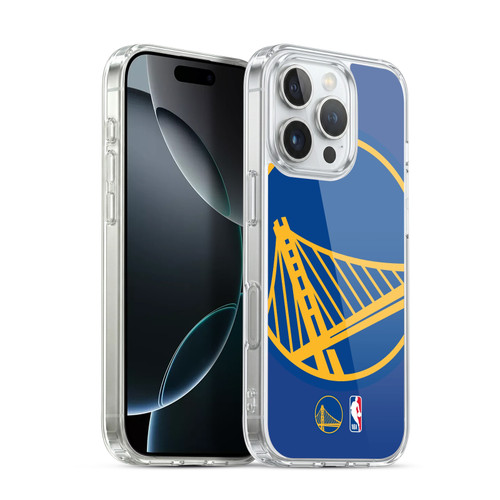 NBA Golden State Warriors Logo Oversized Soft Gel Case for Apple iPhone 16 Pro & MagSafe