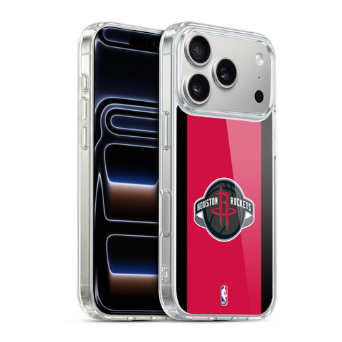 NBA Houston Rockets Logo Red Design Soft Gel Case for Apple iPhone 17 Pro