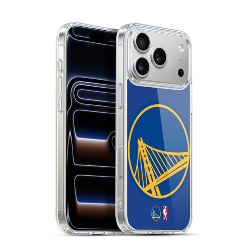 NBA Golden State Warriors Logo Oversized Soft Gel Case for Apple iPhone 17 Pro Max