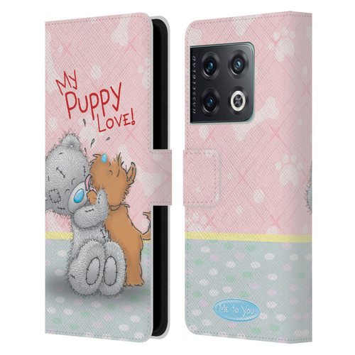 Me To You Classic Tatty Teddy Dog Pet Leather Book Wallet Case Cover For OnePlus 10 Pro