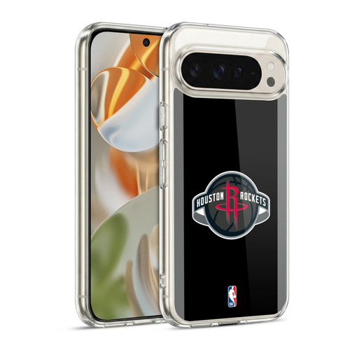 NBA Houston Rockets Logo Black Design Soft Gel Case for Google Pixel 9 / Pixel 9 Pro