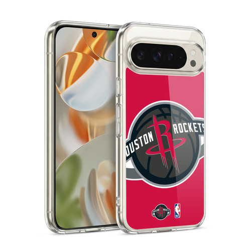 NBA Houston Rockets Logo Oversized Soft Gel Case for Google Pixel 9 / Pixel 9 Pro