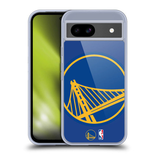 NBA Golden State Warriors Logo Oversized Soft Gel Case for Google Pixel 8a