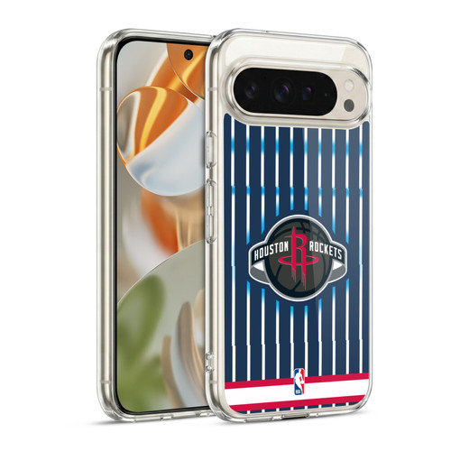 NBA Houston Rockets Logo Retro Design Soft Gel Case for Google Pixel 9 / Pixel 9 Pro