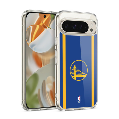 NBA Golden State Warriors Logo Blue Design Soft Gel Case for Google Pixel 9 / Pixel 9 Pro