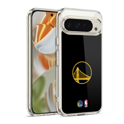 NBA Golden State Warriors Logo Black Design Soft Gel Case for Google Pixel 9 / Pixel 9 Pro