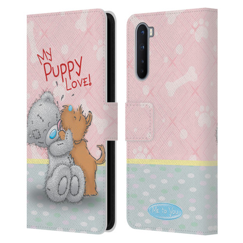 Me To You Classic Tatty Teddy Dog Pet Leather Book Wallet Case Cover For OnePlus Nord 5G
