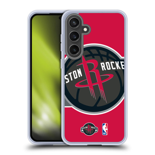 NBA Houston Rockets Logo Oversized Soft Gel Case for Samsung Galaxy S24 FE & MagSafe
