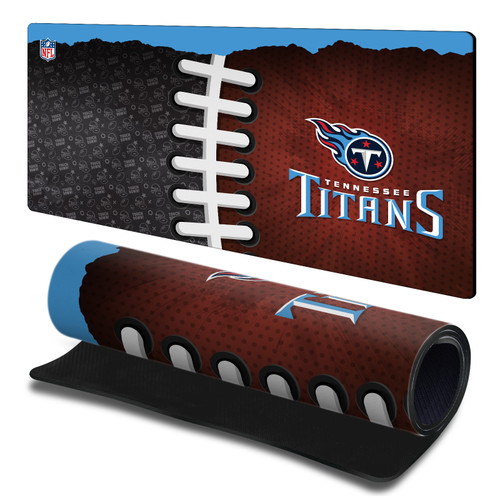 NFL Tennessee Titans Splatter Gaming Office Desk PC Keyboard Mouse Mat Pad 23.62 x 11.81 x 0.12 inches (600 x 300 mm) - L
