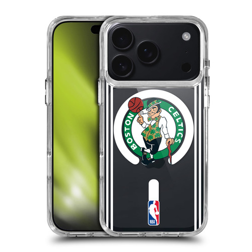 NBA Boston Celtics Logo Green Design Text SHOCKPROOF BUMPER CASE COMPATIBLE WITH Apple iPhone 17 Pro & MAGSAFE