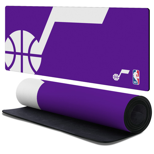 NBA Utah Jazz Logo Oversized Gaming Office Desk PC Keyboard Mouse Mat Pad 37.4 x 15.75 x 0.16 inches (900 x 400 mm) - XL