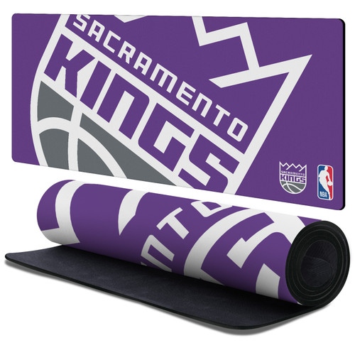 NBA Sacramento Kings Logo Oversized Gaming Office Desk PC Keyboard Mouse Mat Pad 37.4 x 15.75 x 0.16 inches (900 x 400 mm) - XL