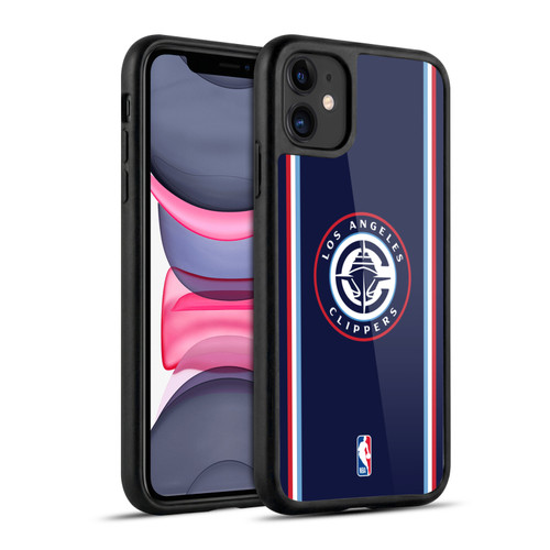 NBA Los Angeles Clippers Logo Navy Design Gel Armour Case For Apple iPhone 11