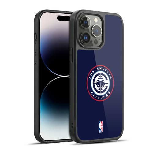 NBA Los Angeles Clippers Logo Navy Gel Armour Case For Apple iPhone 14 Pro Max