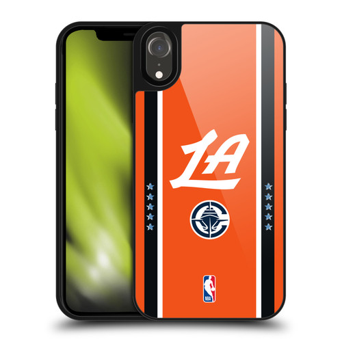 NBA Los Angeles Clippers Logo Orange Design Gel Armour Case For Apple iPhone XR