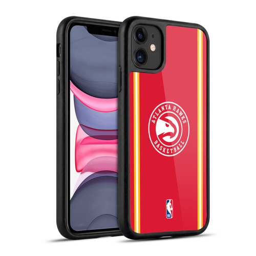 NBA Atlanta Hawks Logo Red Design Gel Armour Case For Apple iPhone 11
