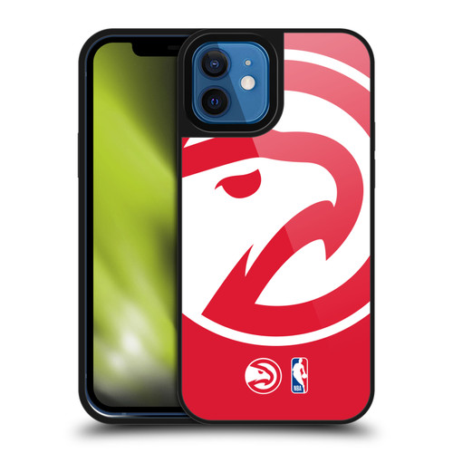 NBA Atlanta Hawks Logo Oversized Gel Armour Case For Apple iPhone 12 / iPhone 12 Pro