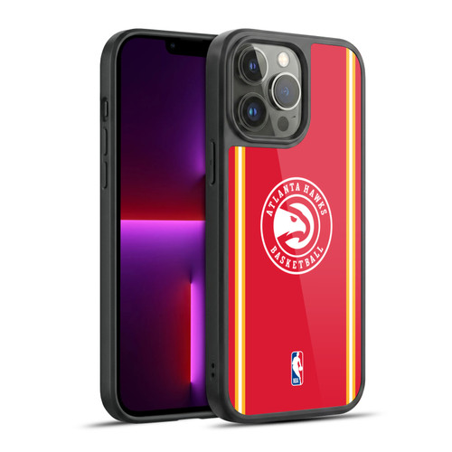 NBA Atlanta Hawks Logo Red Design Gel Armour Case For Apple iPhone 13 Pro Max