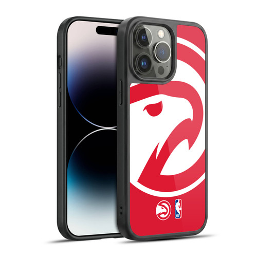 NBA Atlanta Hawks Logo Oversized Gel Armour Case For Apple iPhone 14 Pro Max