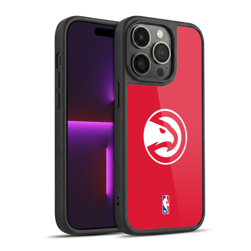 NBA Atlanta Hawks Logo Red Gel Armour Case For Apple iPhone 14 Pro