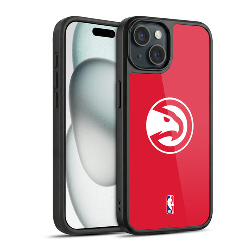 NBA Atlanta Hawks Logo Red Gel Armour Case For Apple iPhone 15