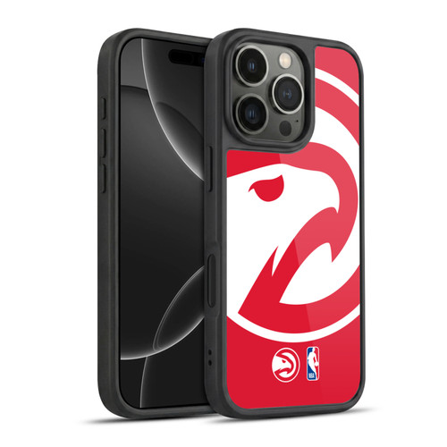 NBA Atlanta Hawks Logo Oversized Gel Armour Case For Apple iPhone 16 Pro