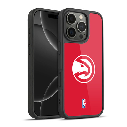 NBA Atlanta Hawks Logo Red Gel Armour Case For Apple iPhone 16 Pro