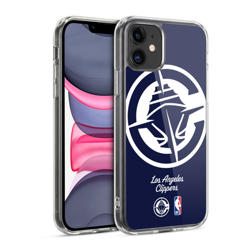 NBA Los Angeles Clippers Logo Oversized Soft Gel Case for Apple iPhone 11