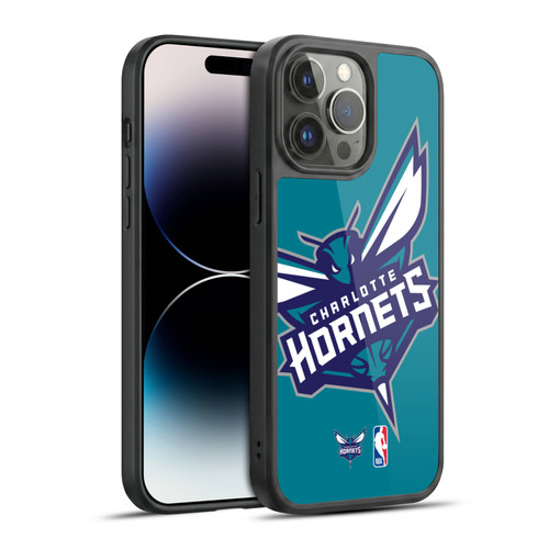 NBA Charlotte Hornets Logo Oversized Gel Armour Case For Apple iPhone 14 Pro Max